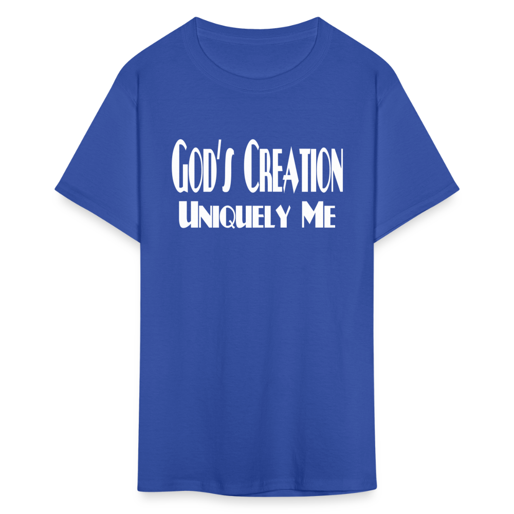 God's Creation - Uniquely Me Unisex T-Shirt - royal blue