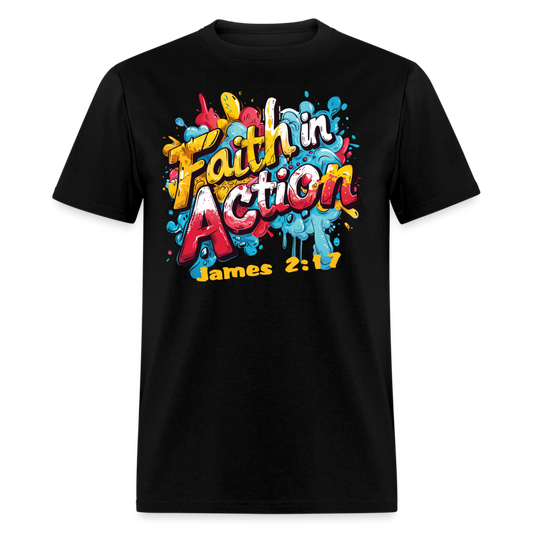 Faith In Action Unisex T-Shirt - black