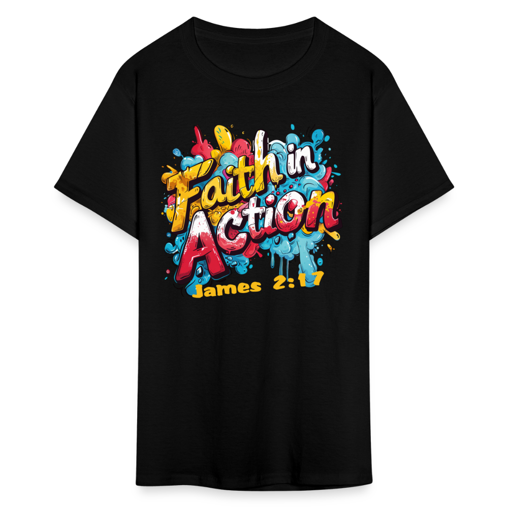 Faith In Action Unisex T-Shirt - black