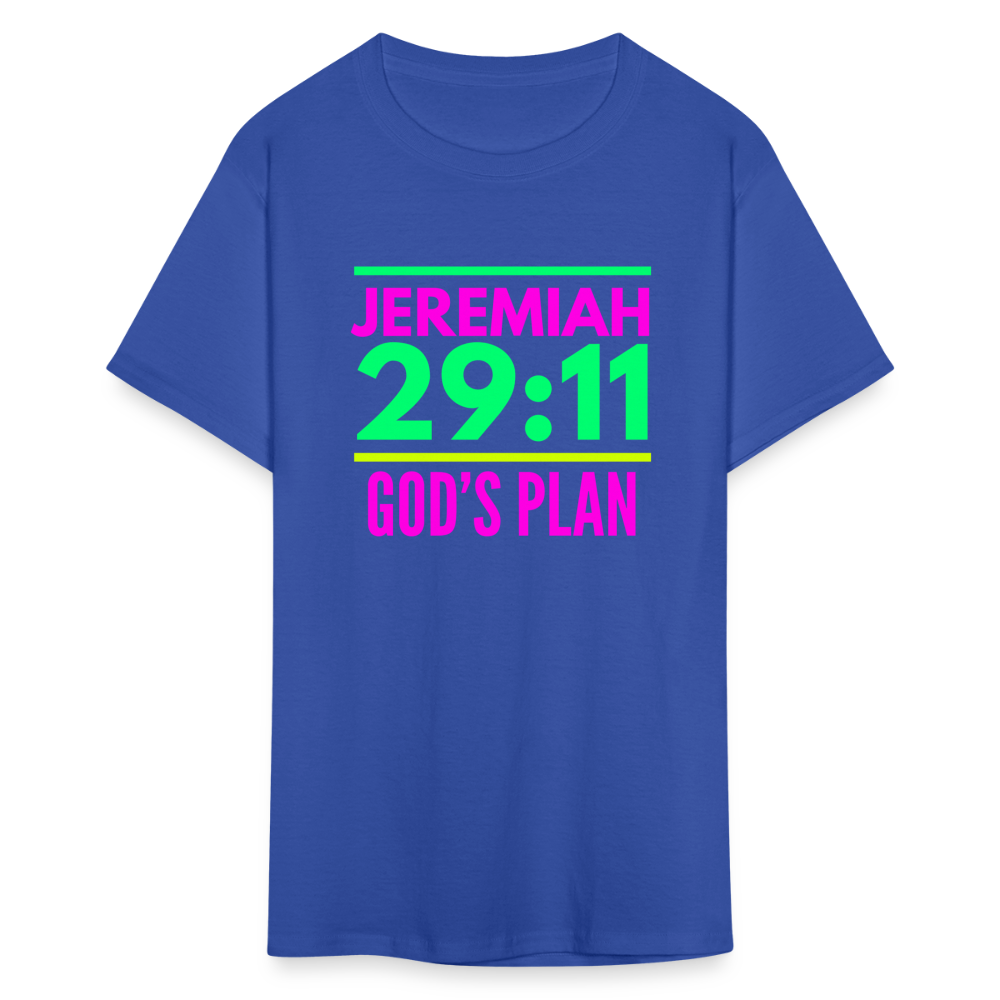 God's Plan Unisex T-Shirt - royal blue