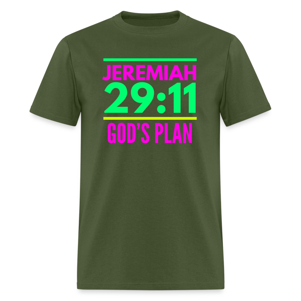 God's Plan Unisex T-Shirt - military green
