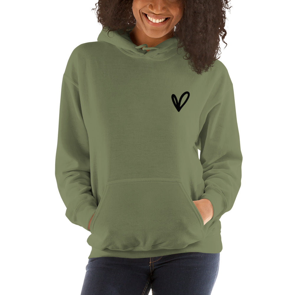 Love Like Jesus - Black Font Hoodie