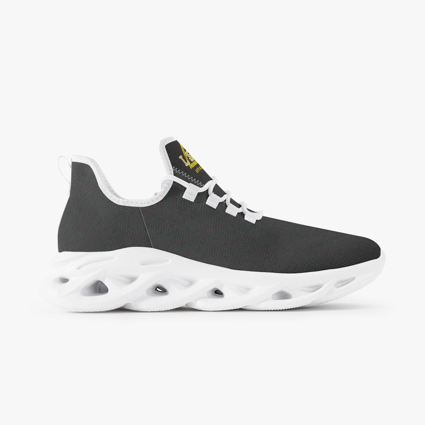 Dark Grey Bounce Mesh Knit Sneakers