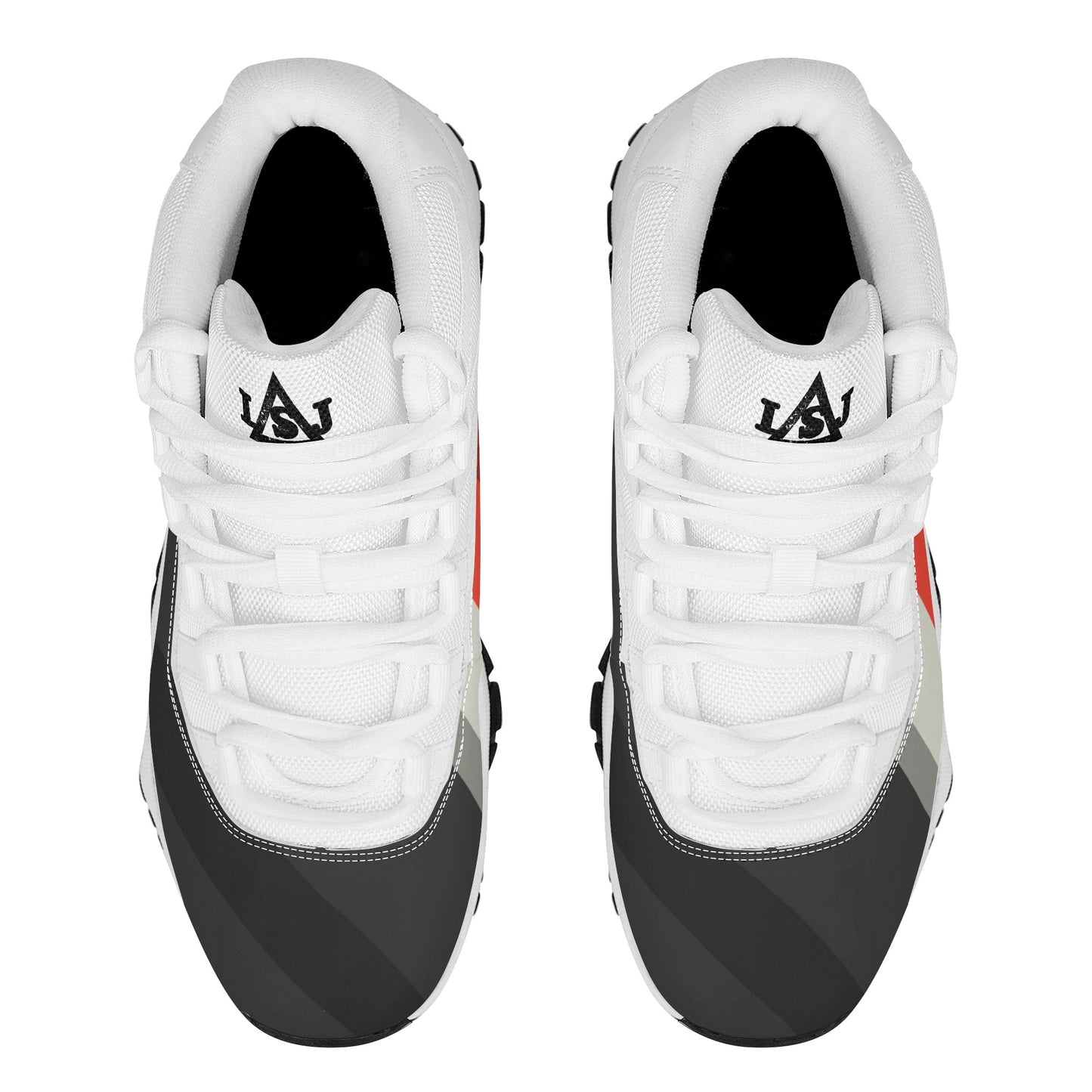 LSJ Men's High Top Retro Basketball Sneakers
