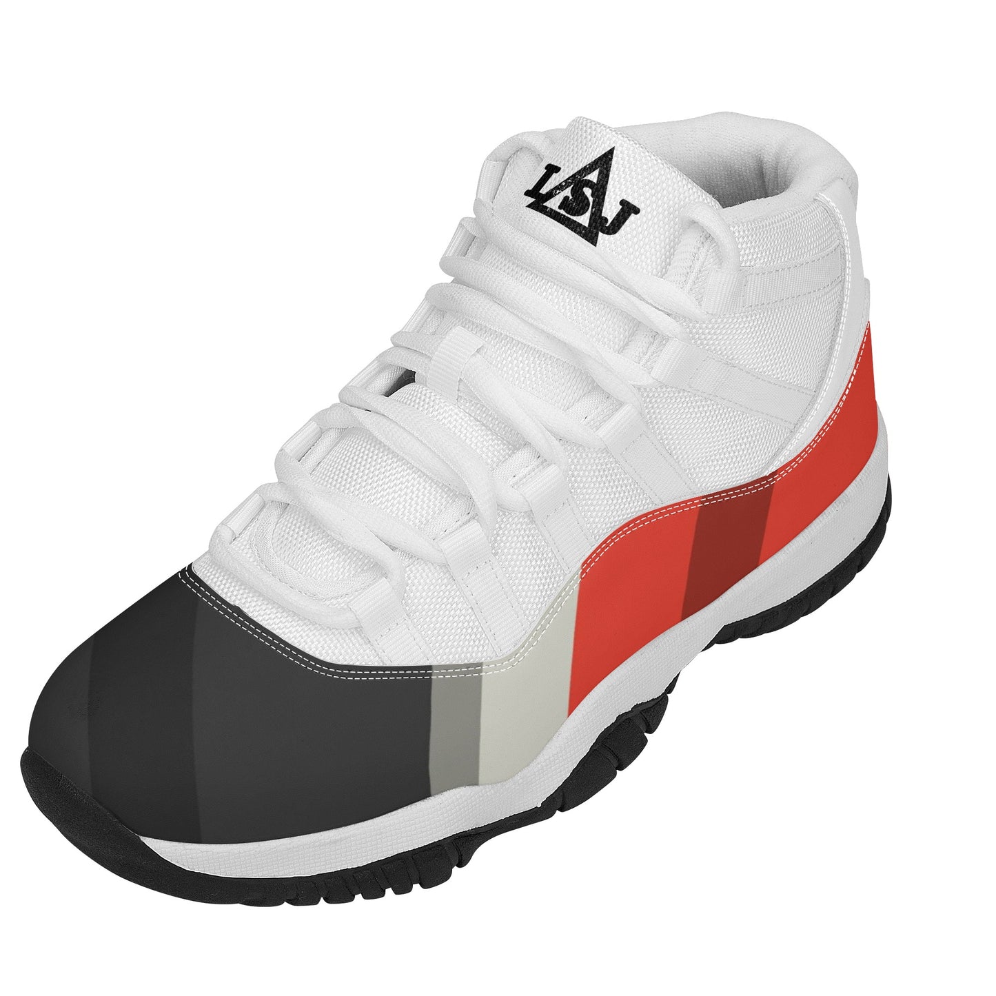 LSJ Men's High Top Retro Basketball Sneakers