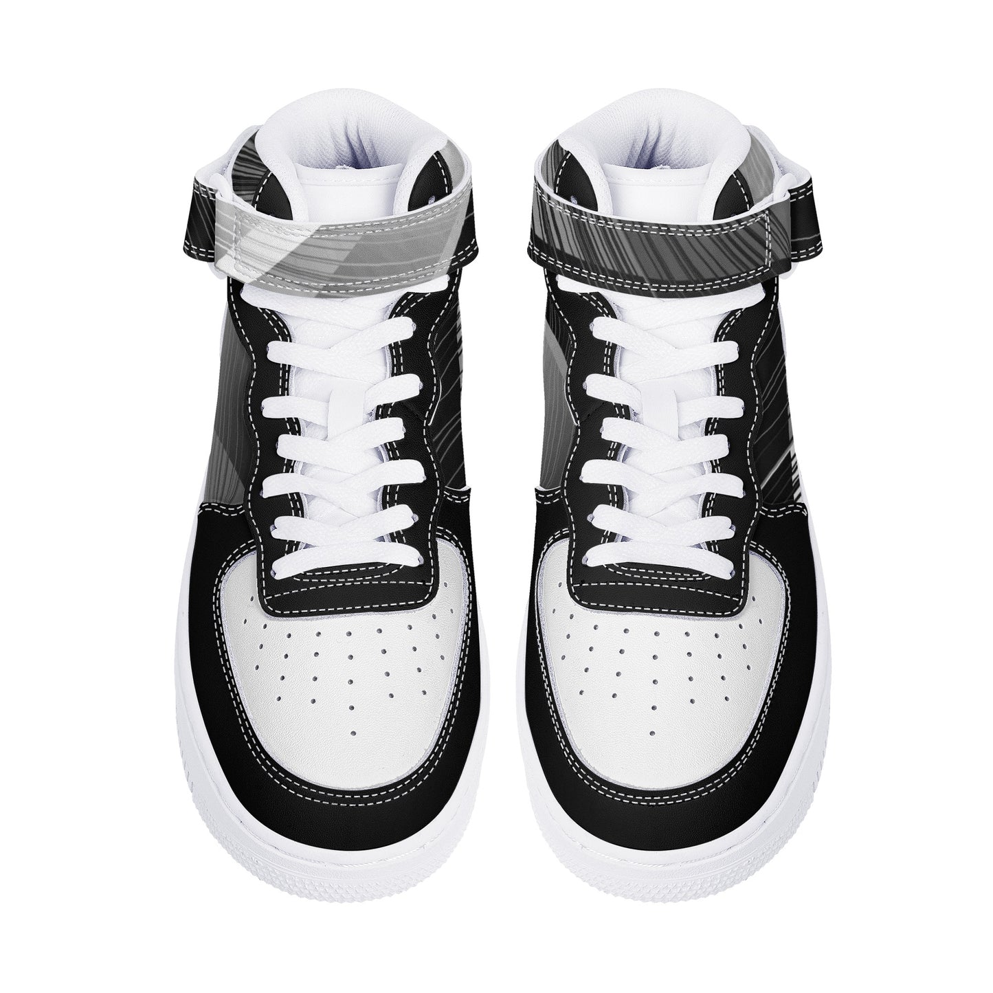 Ink Fusion Men's High Top Leather Sneakers