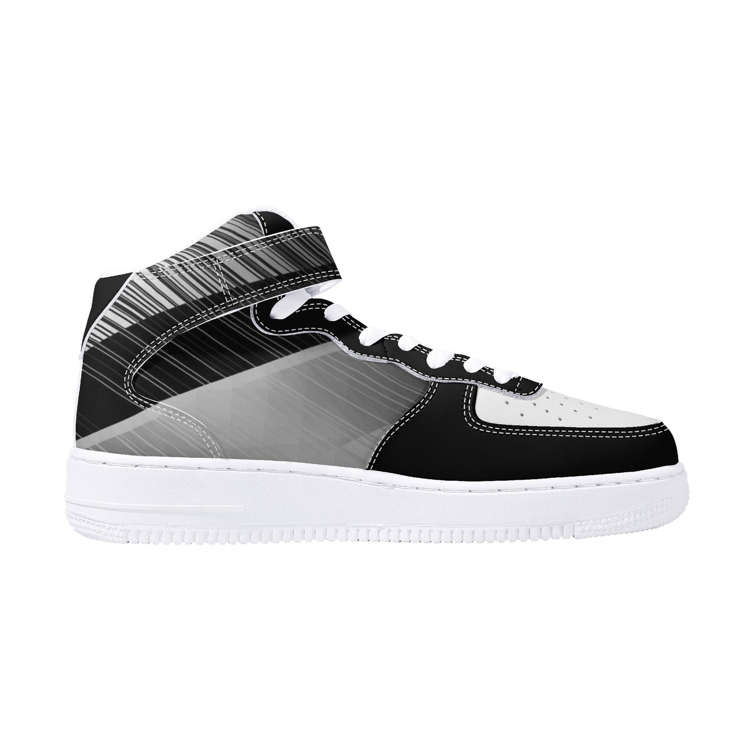 Ink Fusion Men's High Top Leather Sneakers