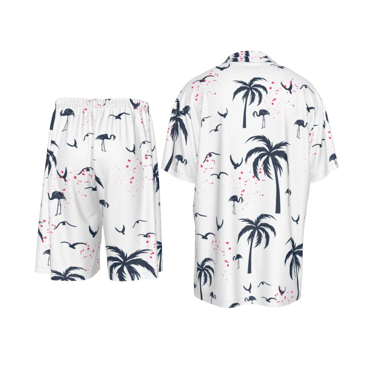 Island Breeze Men's Imitation Silk Shirt Suit