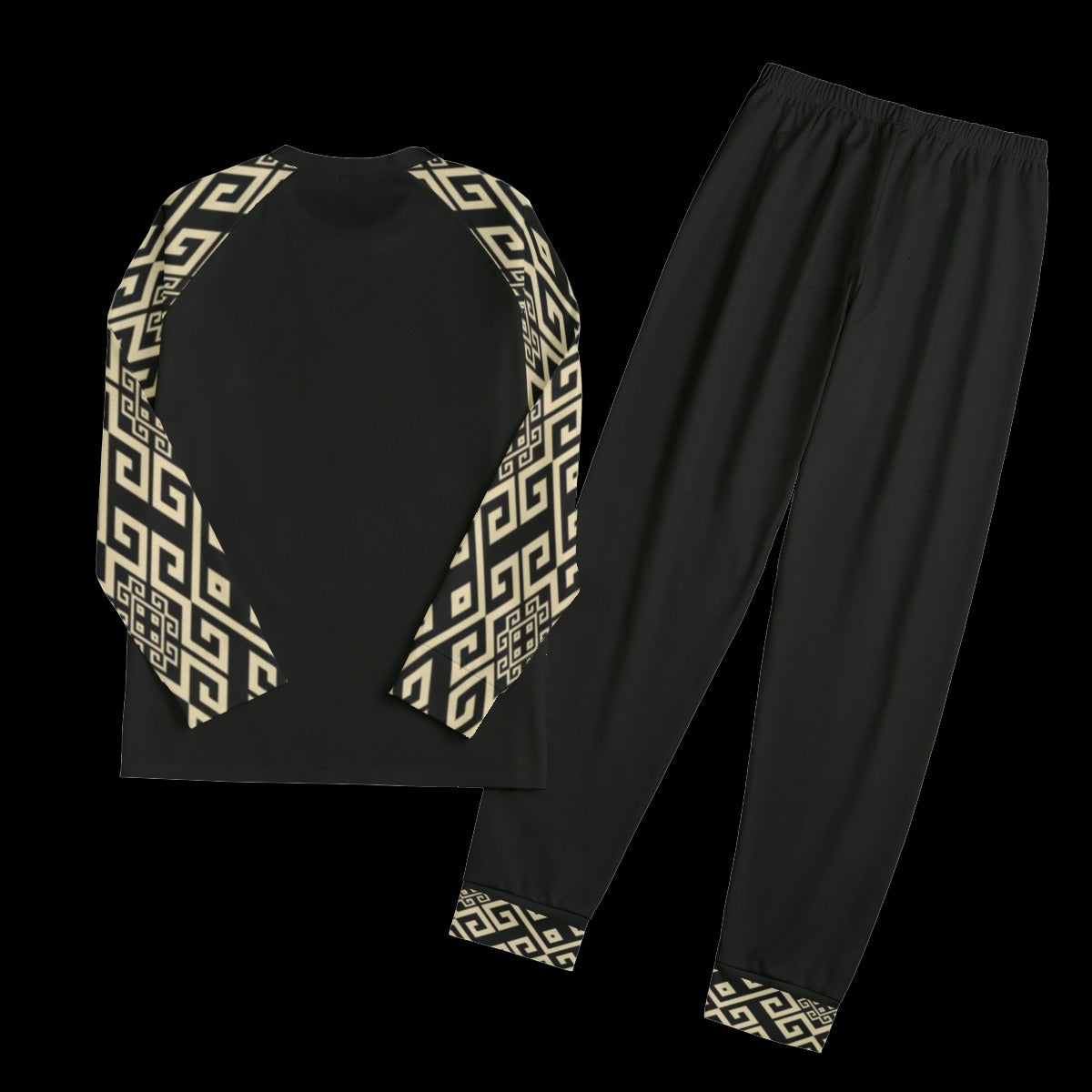 LSJ Black & Gold Men's Crew Neck Sweatshirt