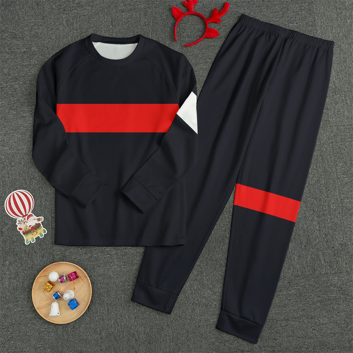 Black, Red & White All-Over Print Unisex Set