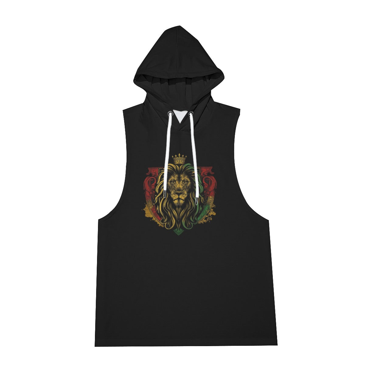 Royal Roar Sleeveless Hoodie And Shorts Set