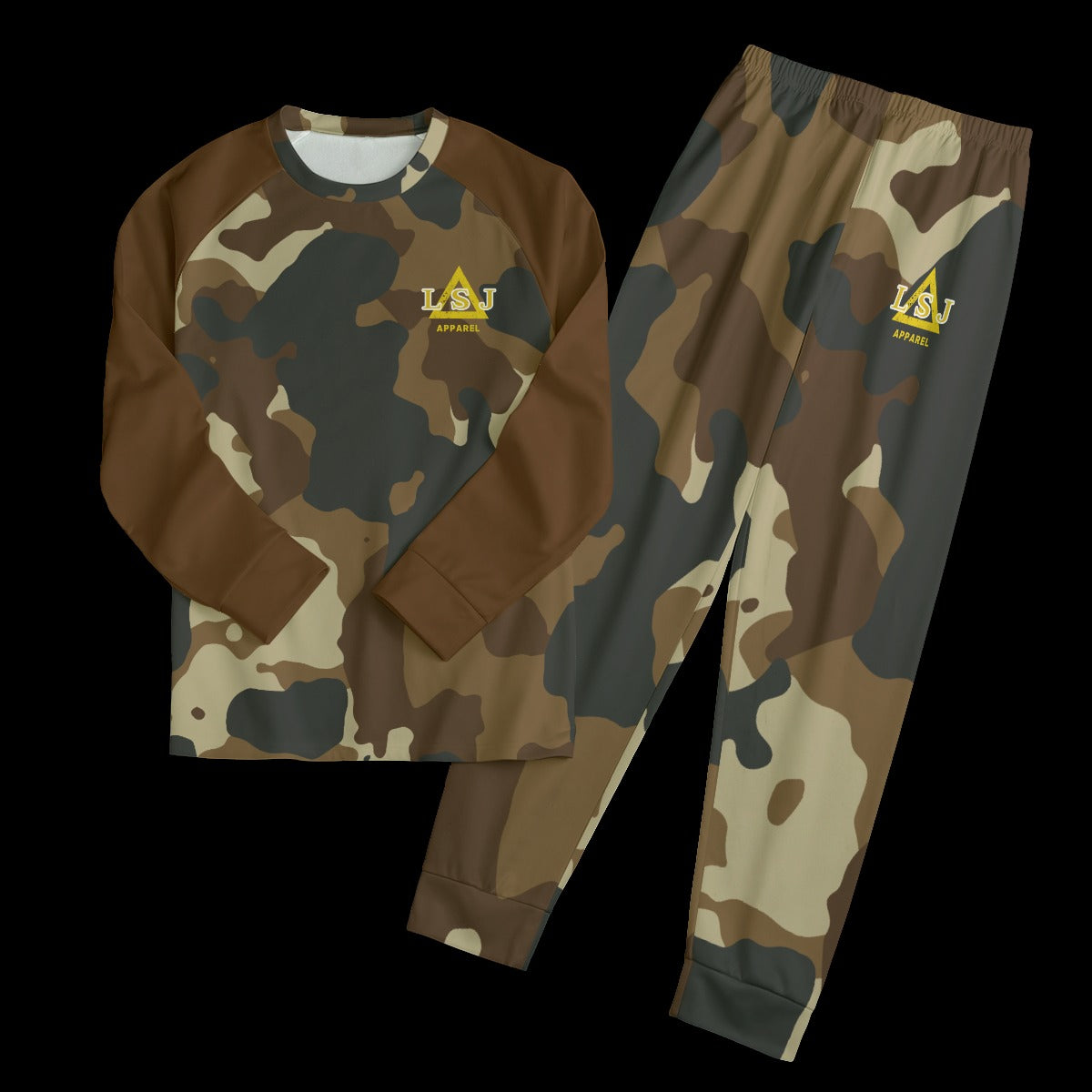 LSJ Camo Men's Crew Neck Sweatshirt
