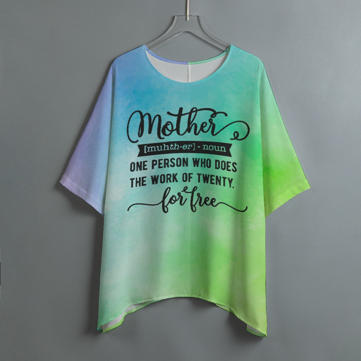 Seafoam Horizon Bat Sleeve Shirt