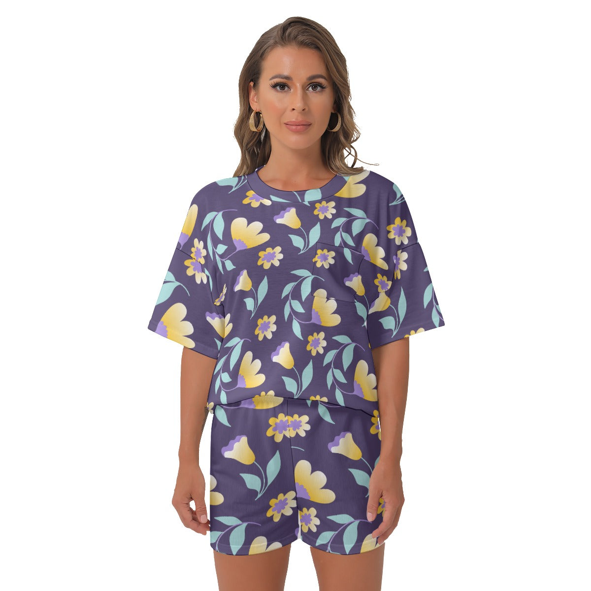 Petal PerfectionT-shirt Shorts Set