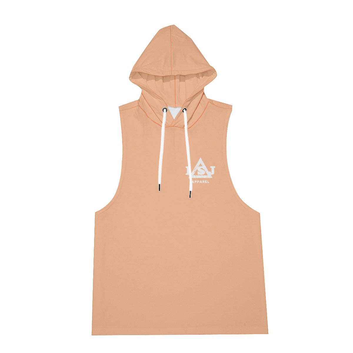 Pastel Lounge Sleeveless Hoodie And Shorts Set