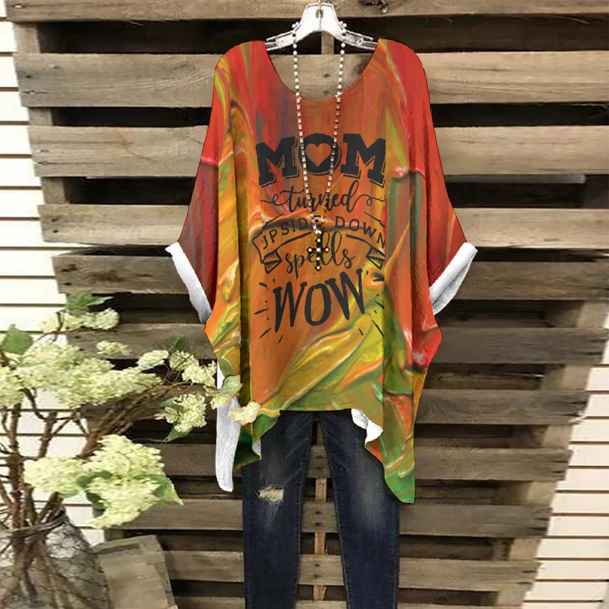Tropical Breeze Bat Sleeve Shirt