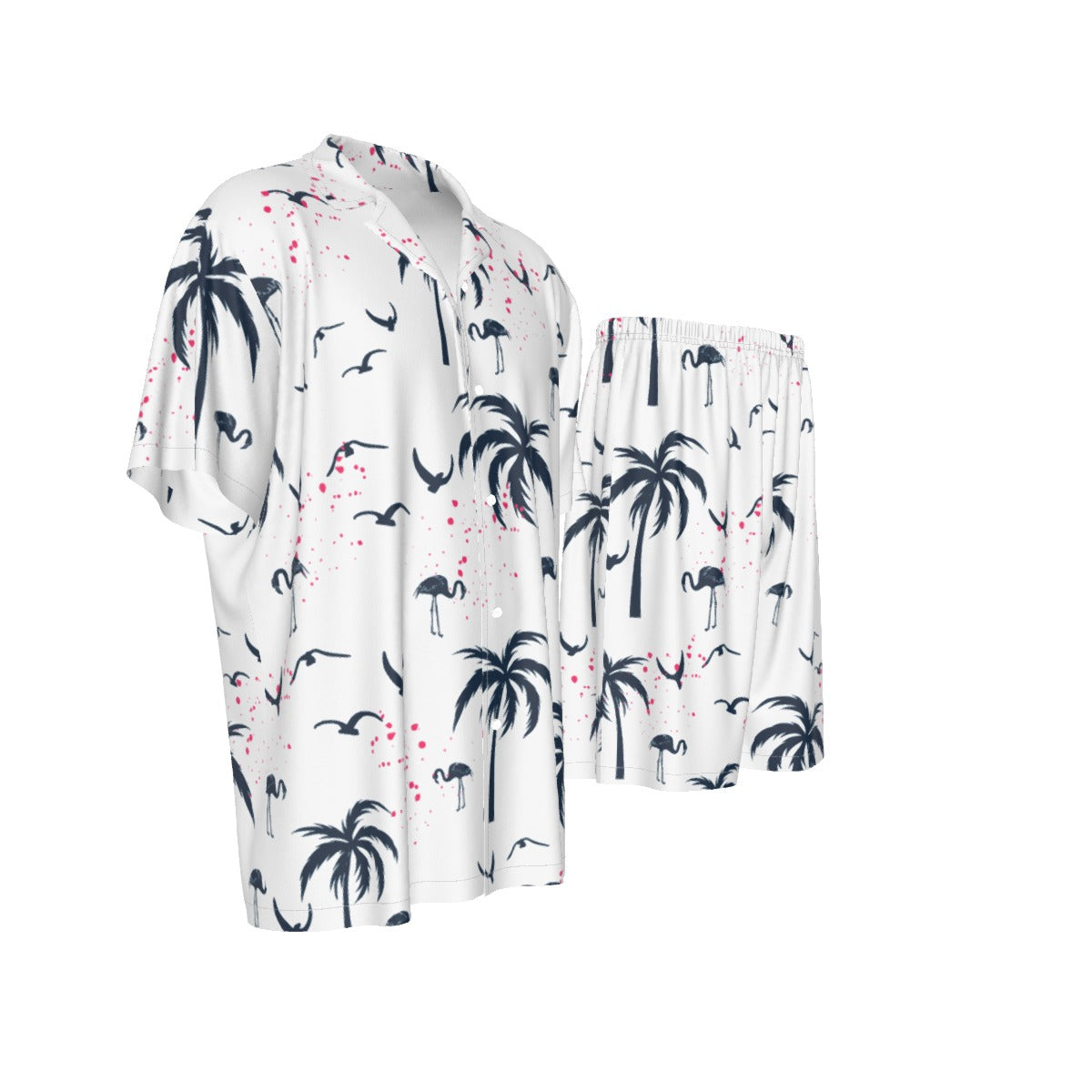 Island Breeze Men's Imitation Silk Shirt Suit