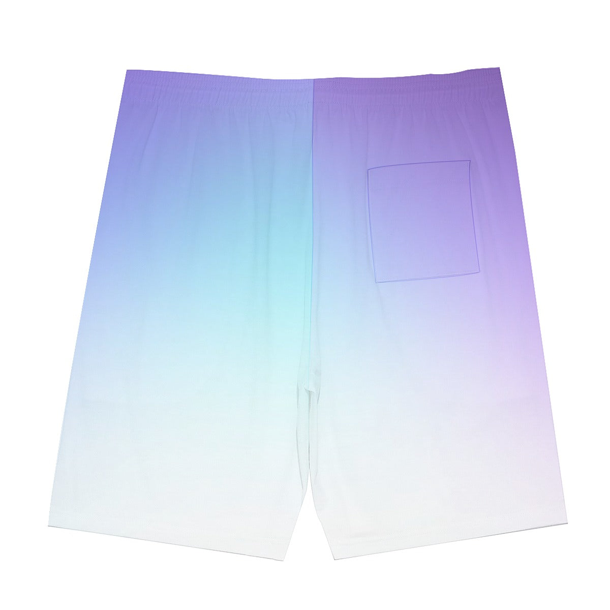 LSJ Blue Ombre Men's Sleeveless Vest And Shorts Sets
