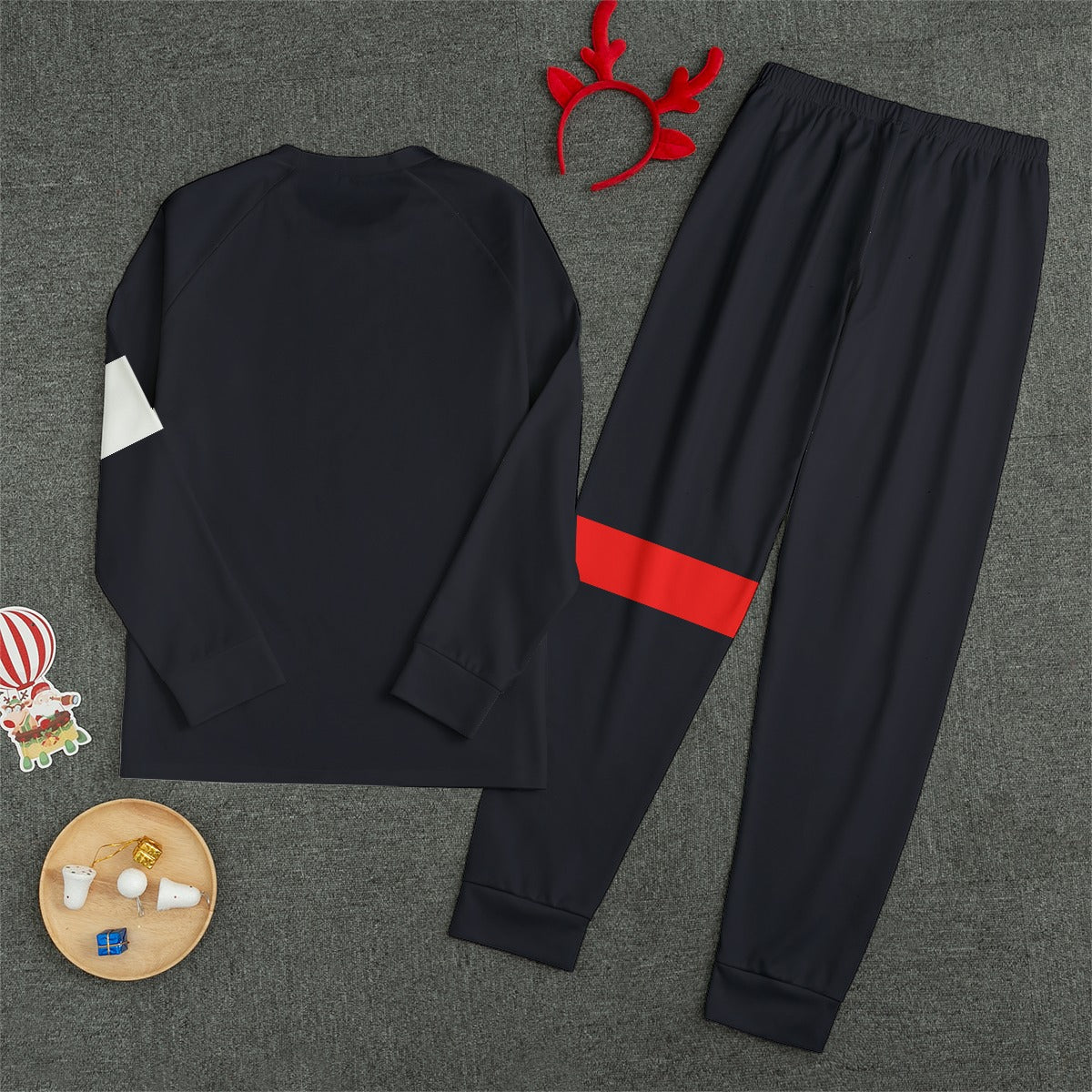 Black, Red & White All-Over Print Unisex Set