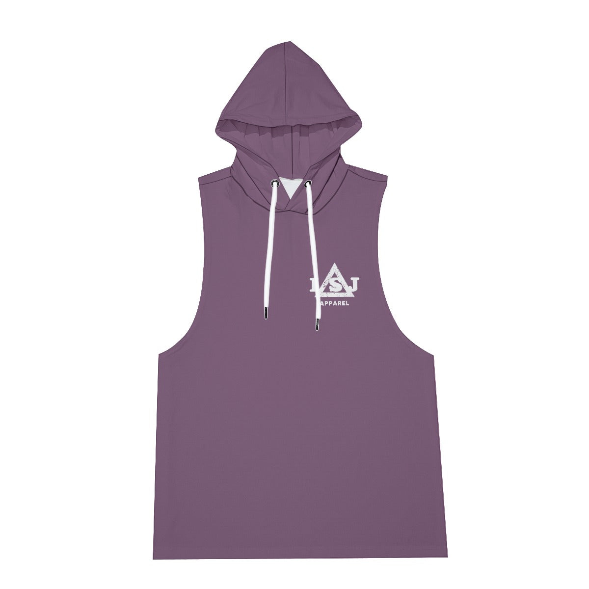 Blush Chill Men's Sleeveless Hoodie And Shorts Set