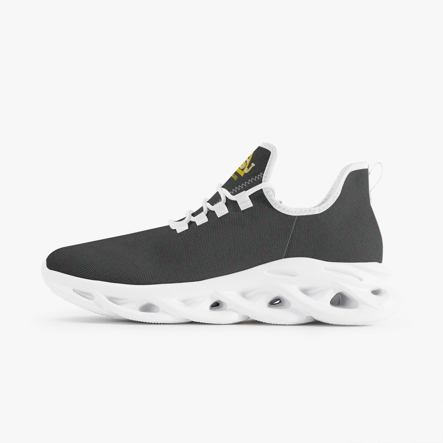 Dark Grey Bounce Mesh Knit Sneakers