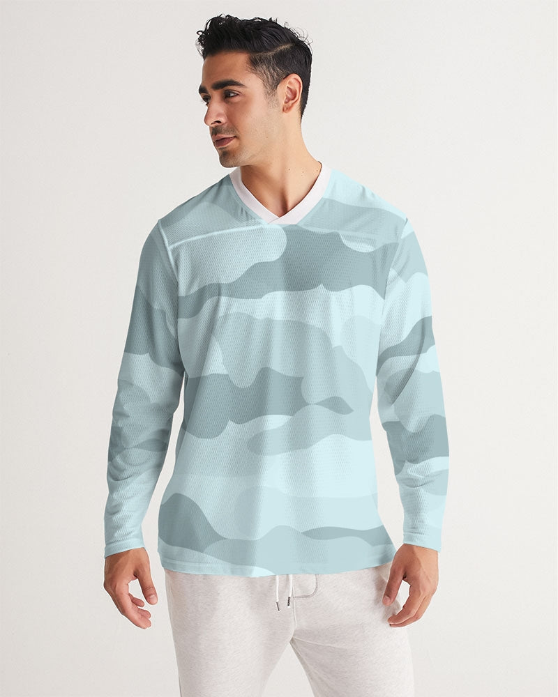 Pop Camo Men's Long Sleeve Sports Jersey