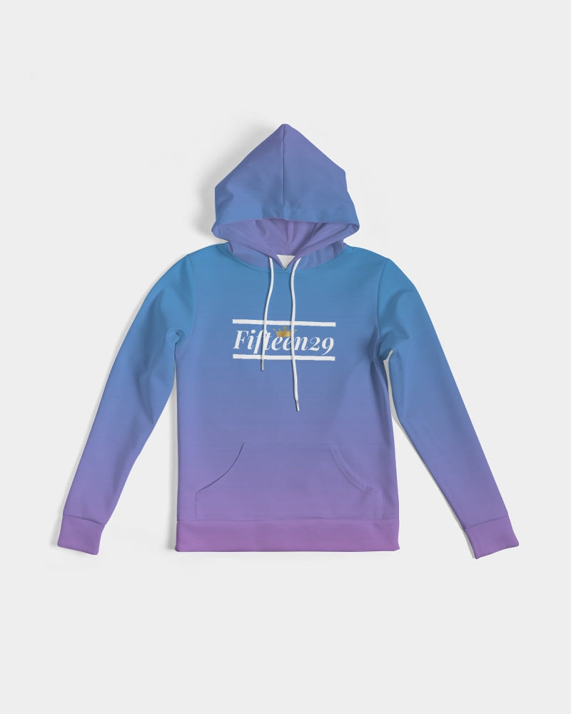 1529 Purple & Blue Women's Hoodie