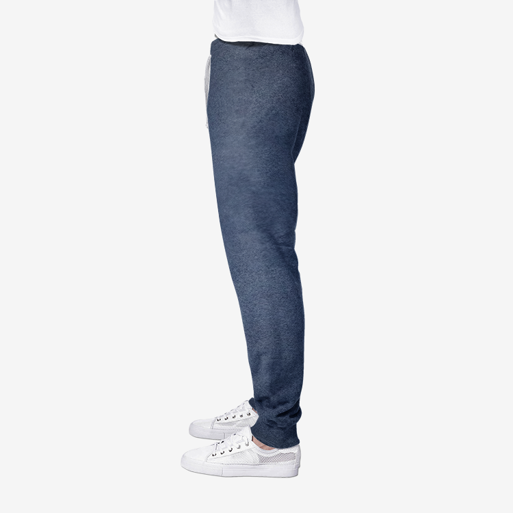 Dark blue men's joggers sweatpants