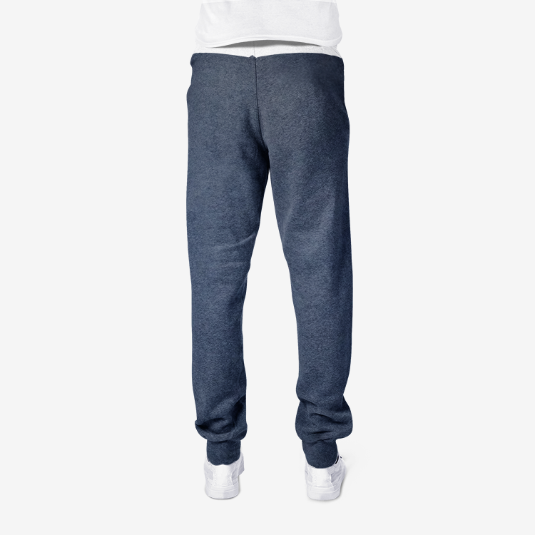 Dark blue men's joggers sweatpants