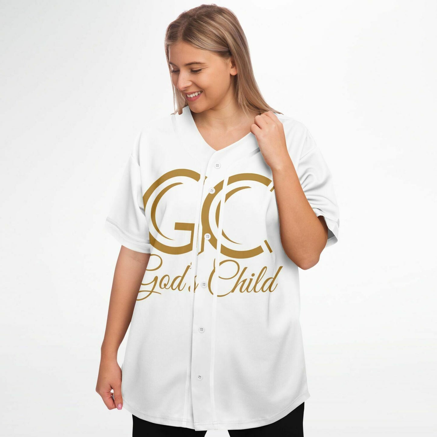 God's Child Baseball Jersey - White