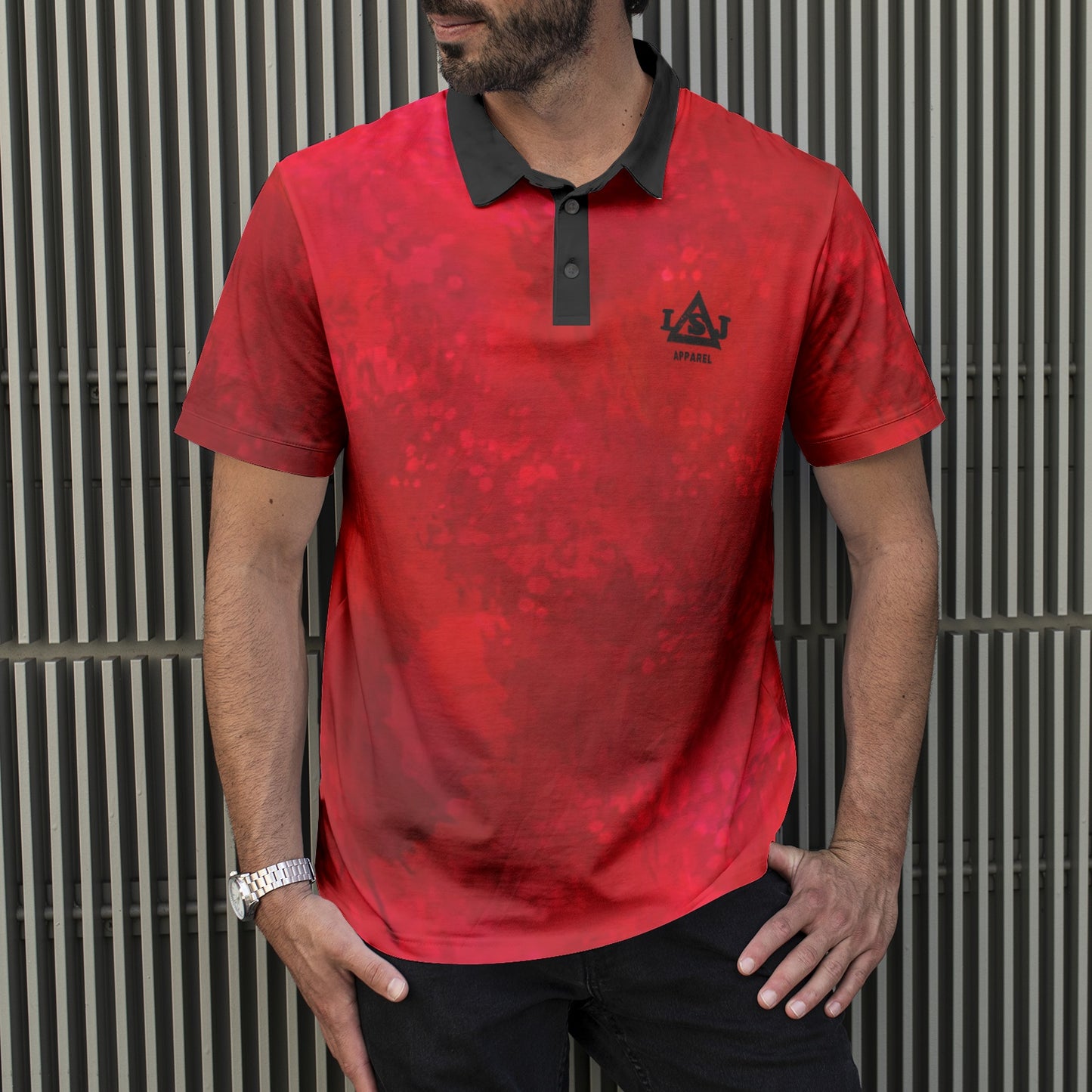 Red & Black Polo Shirt