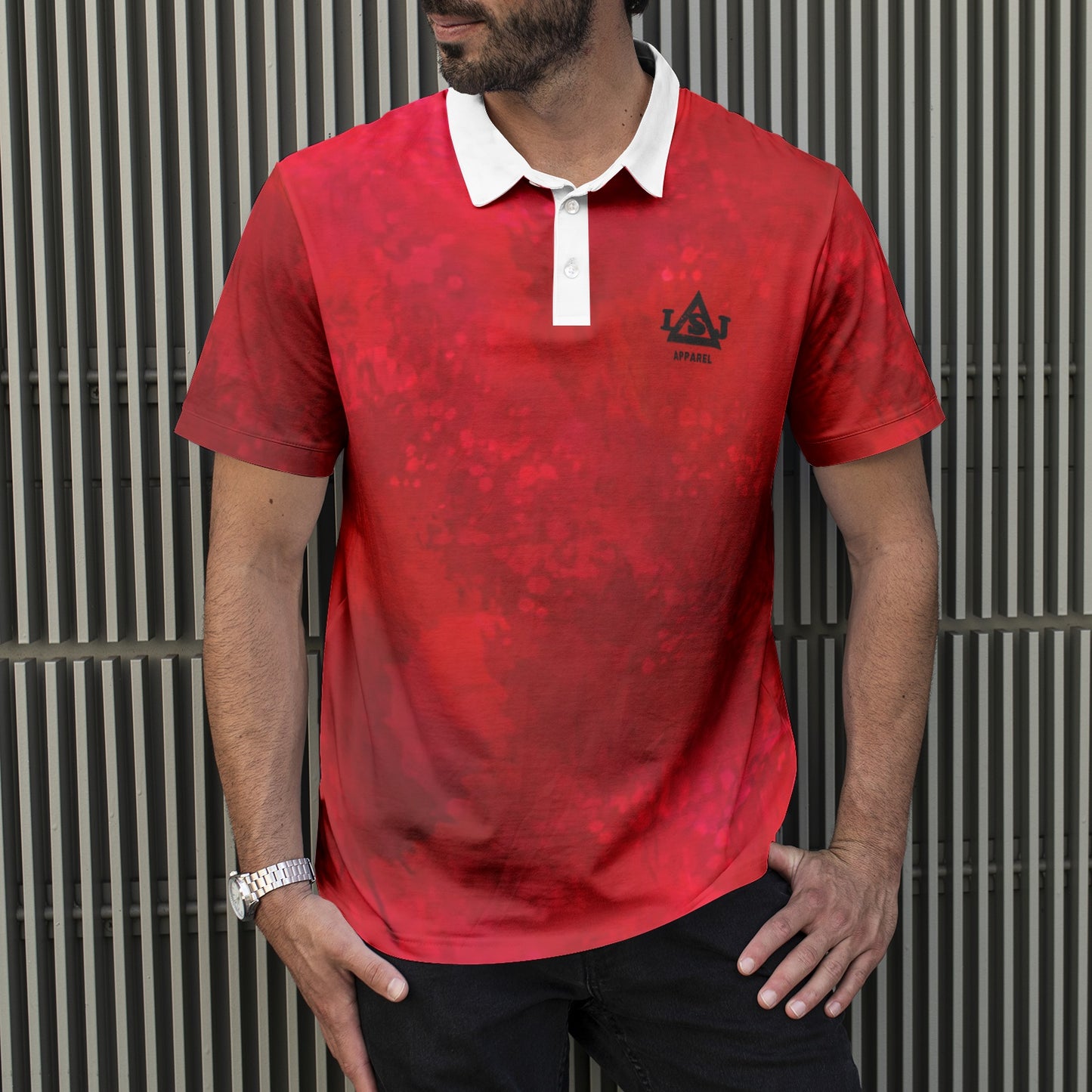 Red & Black Polo Shirt