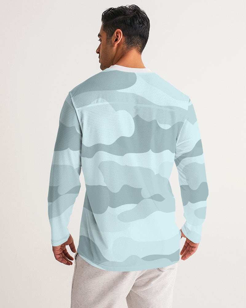 Pop Camo Men's Long Sleeve Sports Jersey