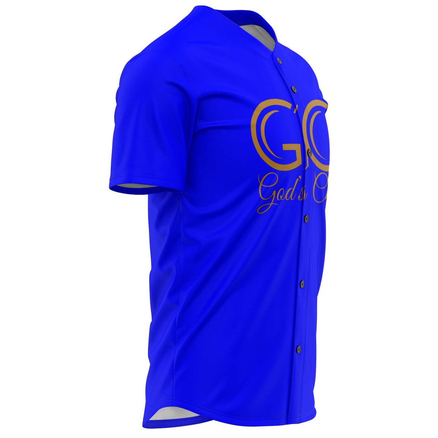 God's Child Baseball Jersey - Moroccan Blue