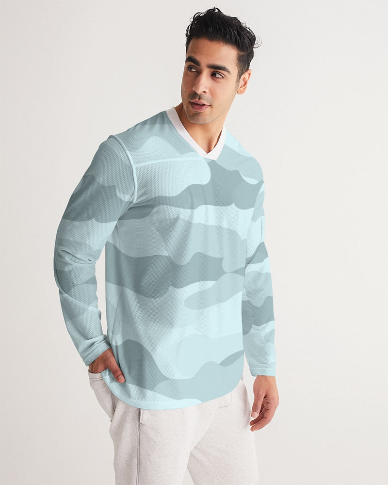 Pop Camo Men's Long Sleeve Sports Jersey