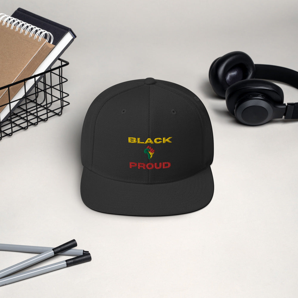 Black & Proud Snapback Hat