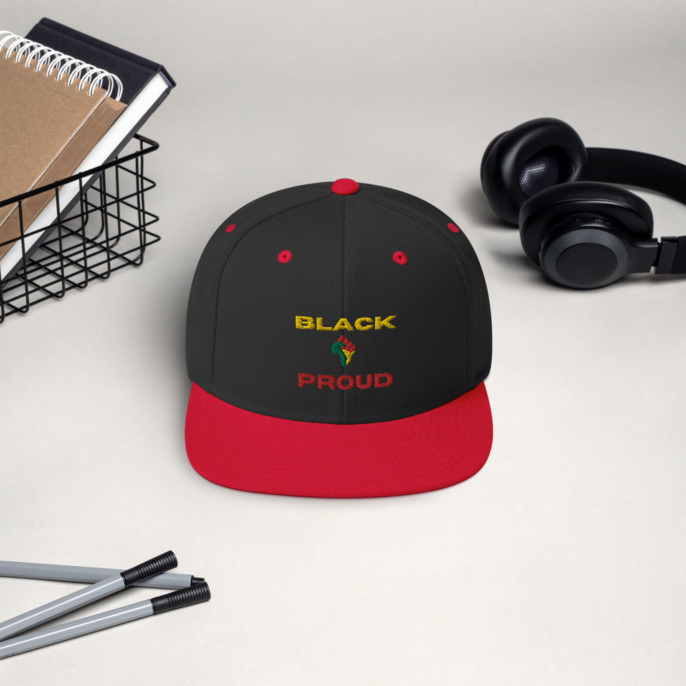 Black & Proud Snapback Hat