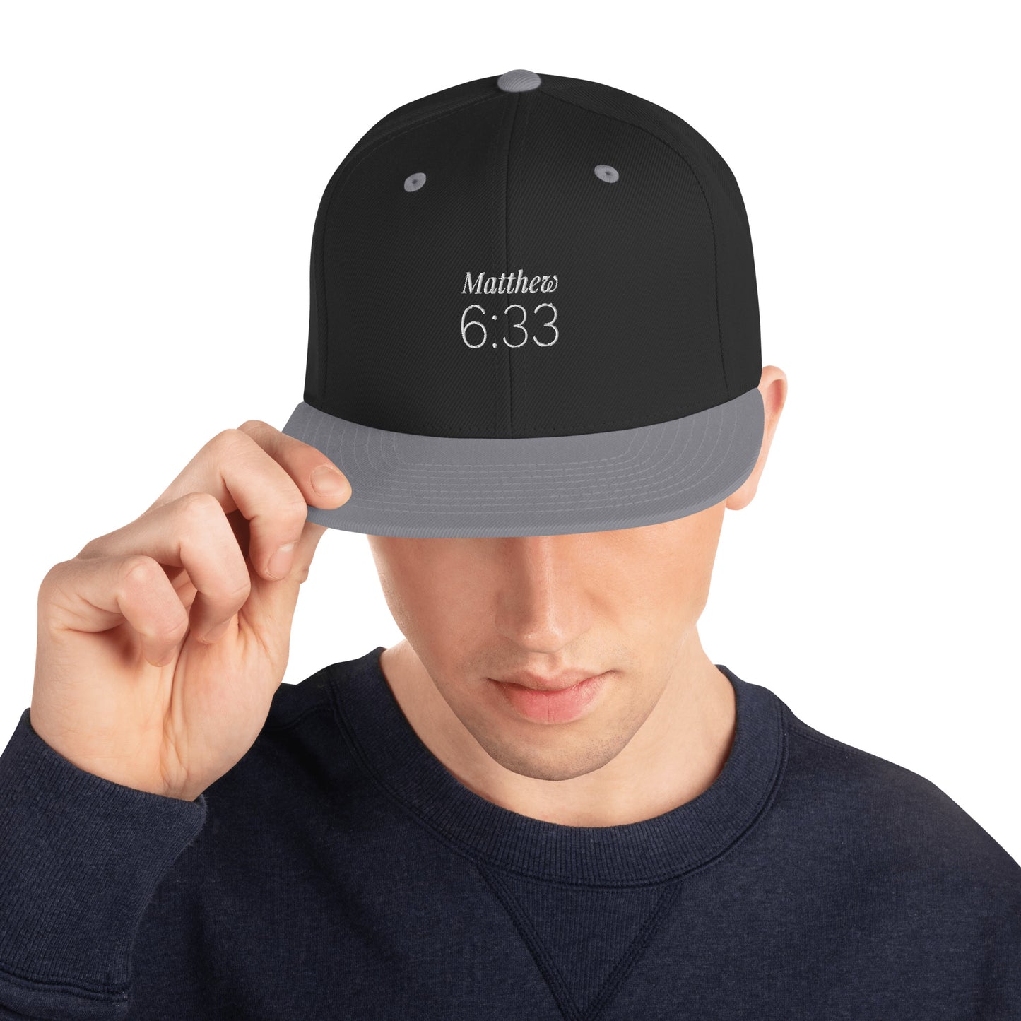 Matthew 6:33 Snapback Hat