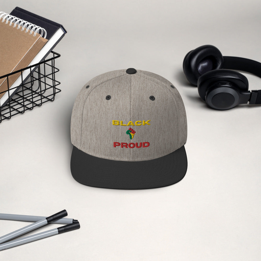 Black & Proud Snapback Hat