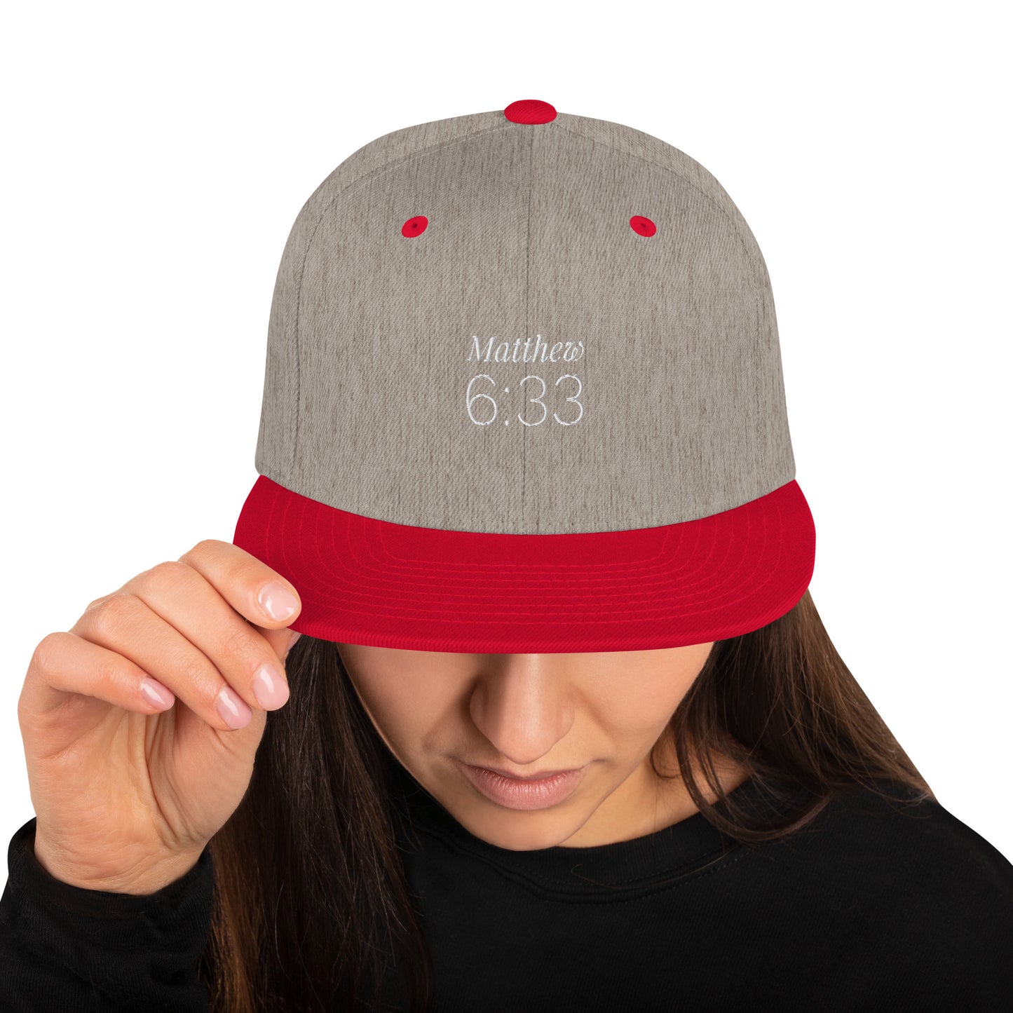 Matthew 6:33 Snapback Hat