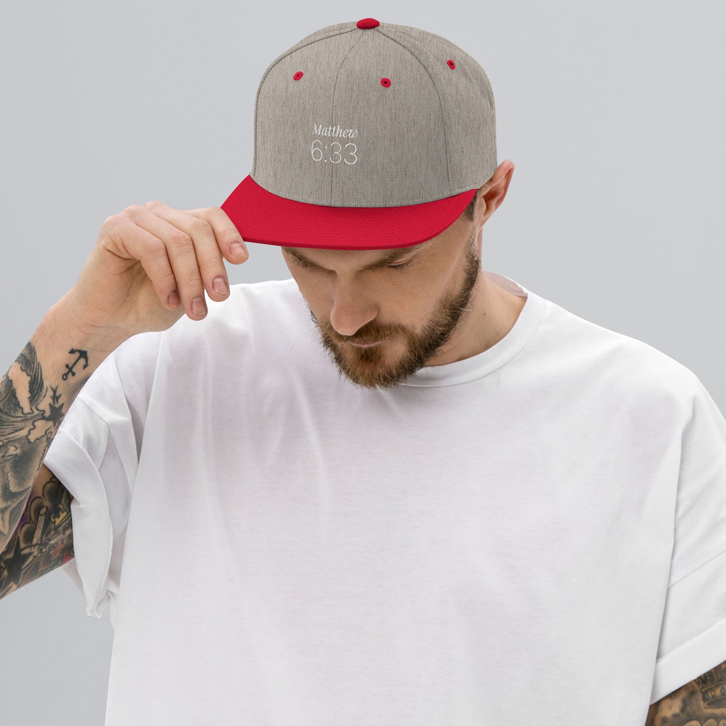 Matthew 6:33 Snapback Hat