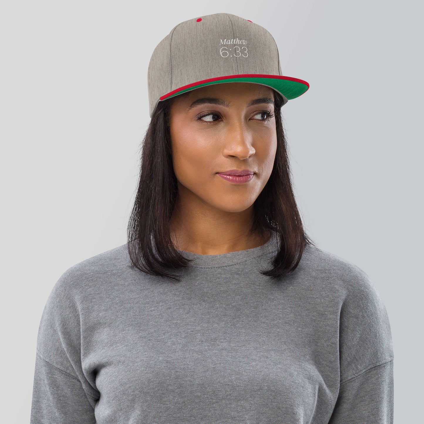 Matthew 6:33 Snapback Hat