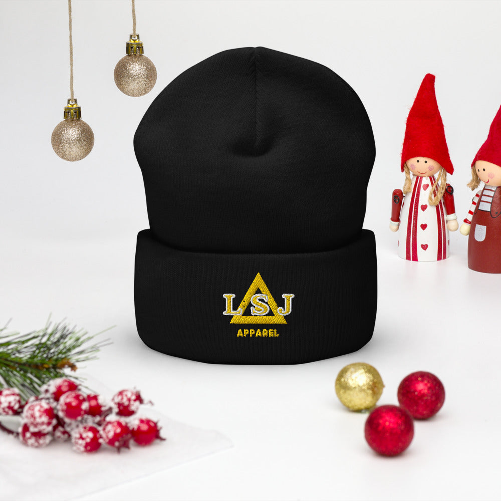 LSJ Brand Cuffed Beanie