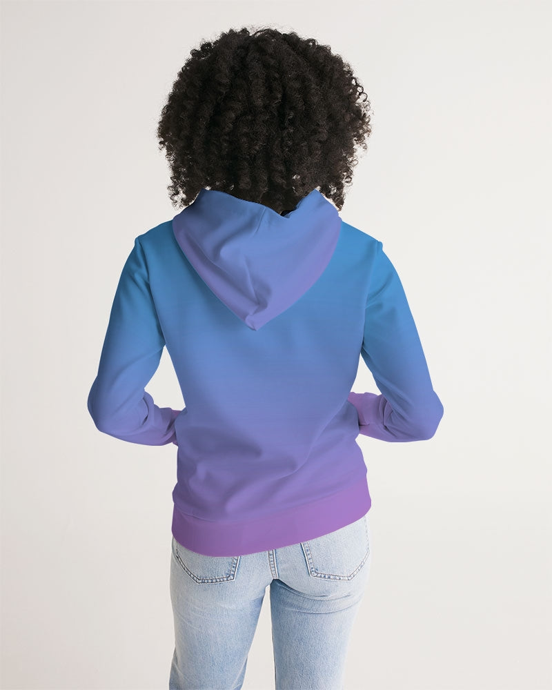 1529 Purple & Blue Women's Hoodie