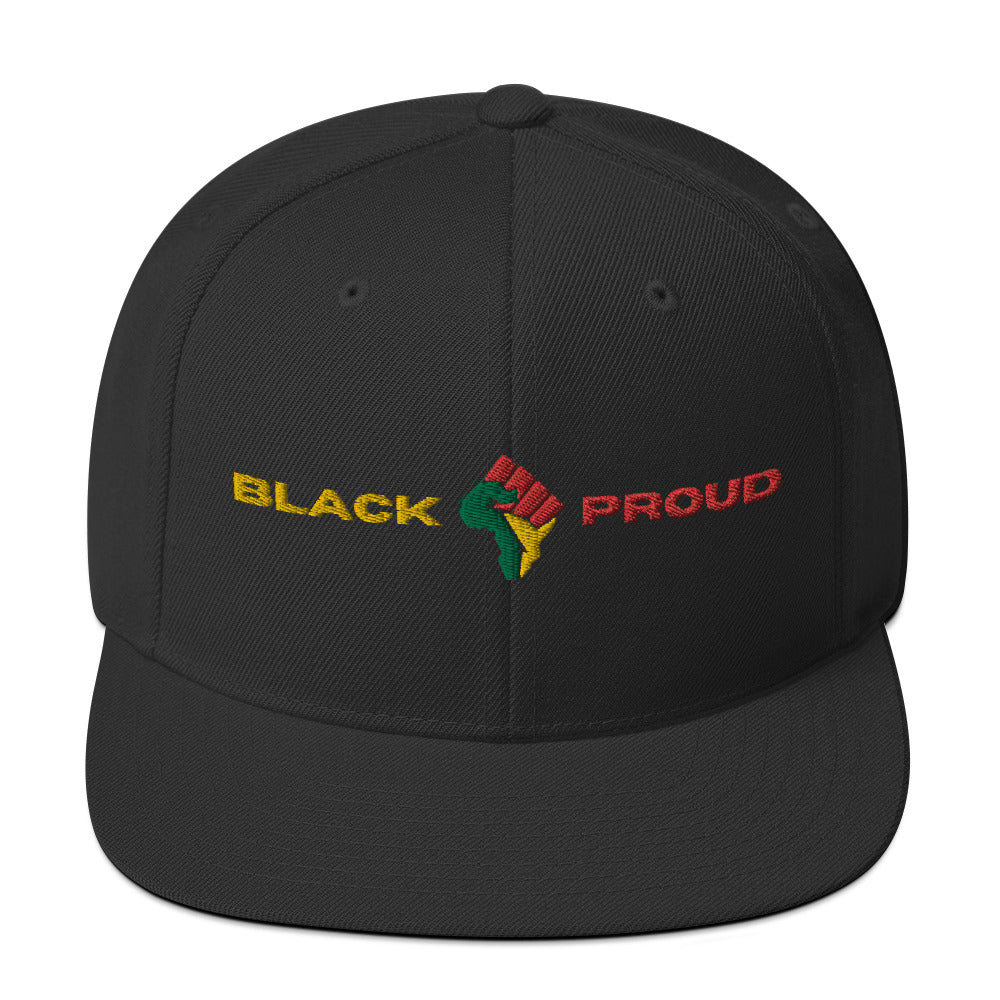 Black & Proud Snapback Hat