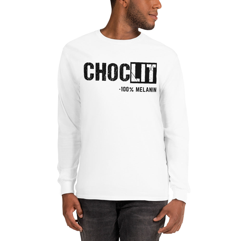 Choc-Lit Long Sleeve Shirt|Melanin|Chocolate
