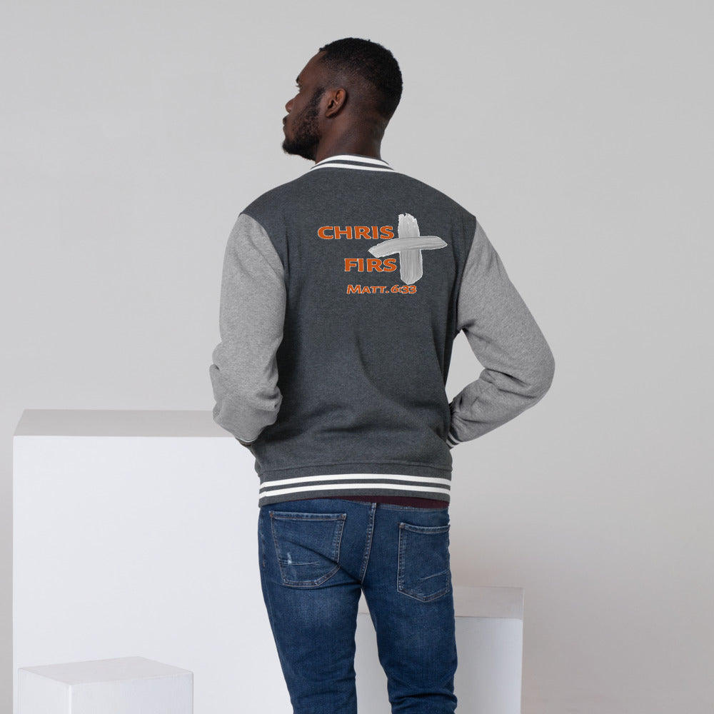 Christ First Men's Letterman Jacket