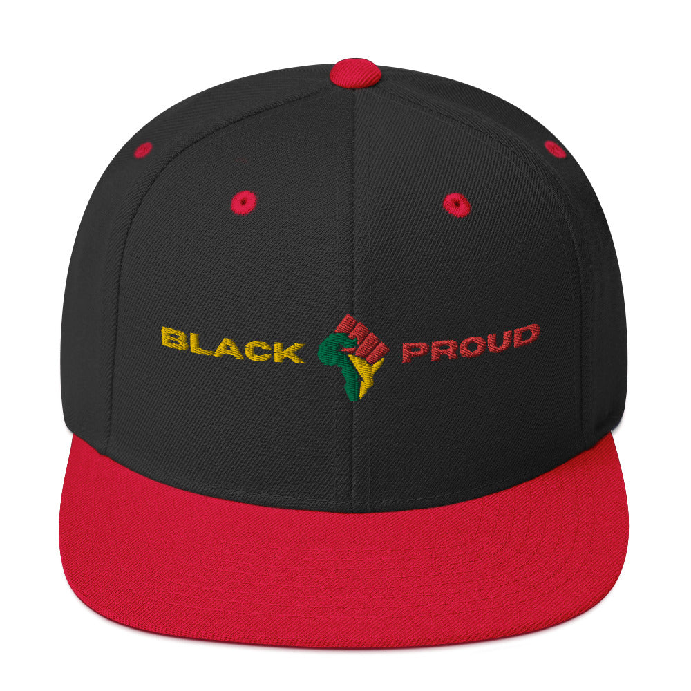 Black & Proud Snapback Hat