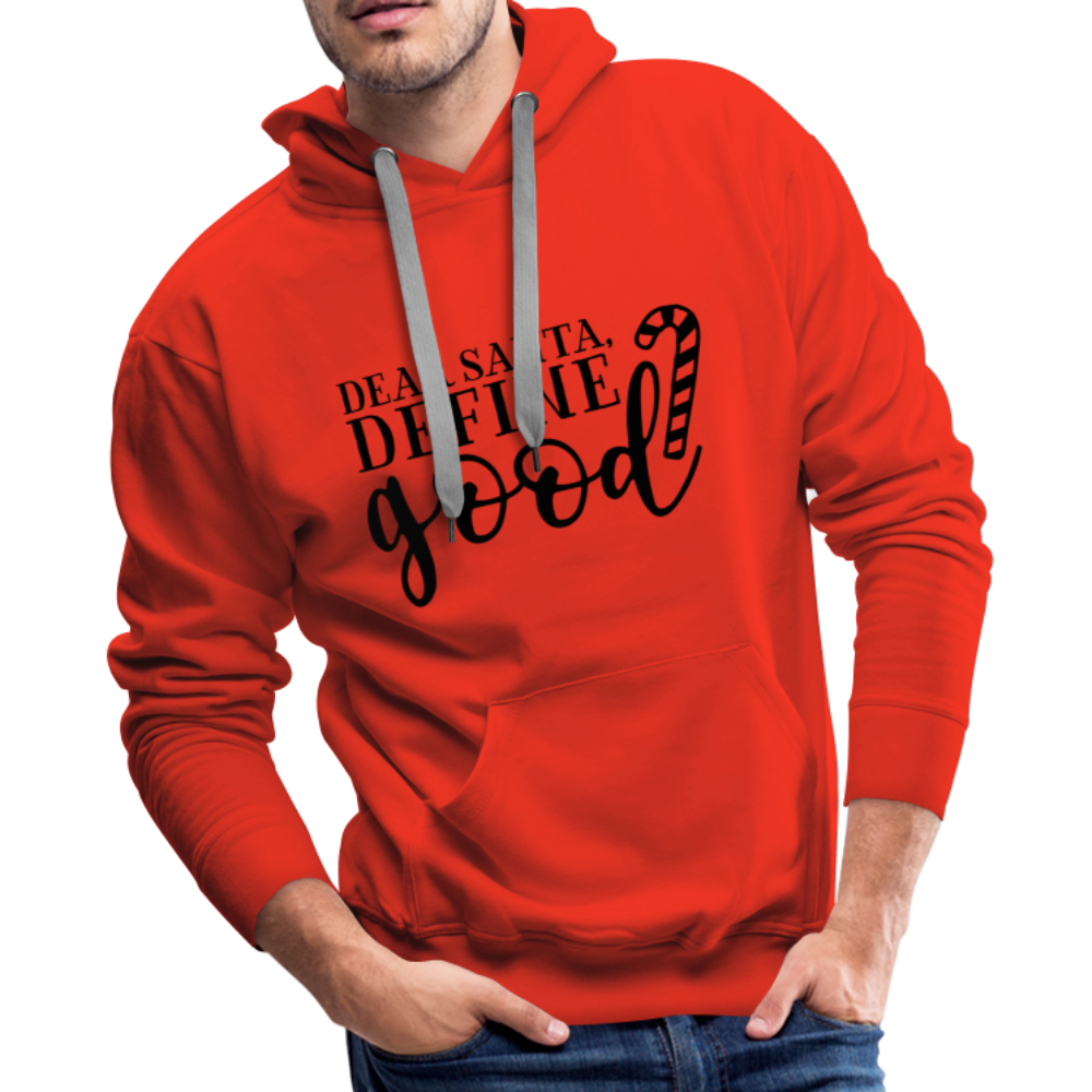 Dear Santa, Define Good Hoodie - red