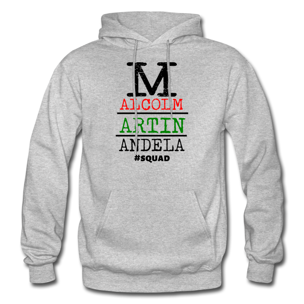 Malcolm Martin Mandela Hoodie - heather gray